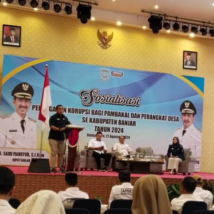 Sosialisasi Melawan Virus Korupsi di Lingkup Pemerintah Desa